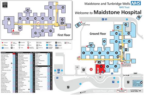 Maidstone Hospital Map by Maidstone and Tunbridge Wells NHS Trust - Issuu