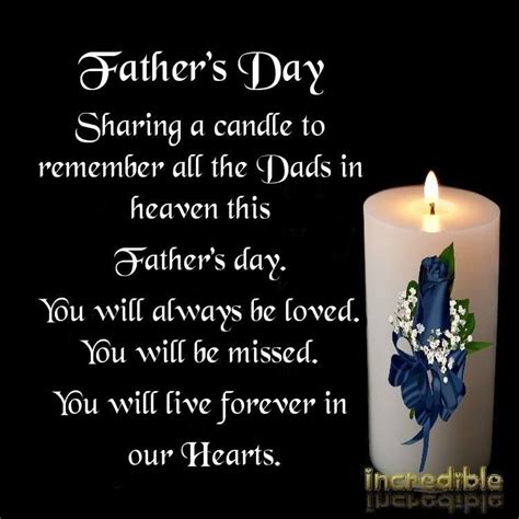 Sharing A Candle To Remember All The Dads In Heaven This Father's Day ...