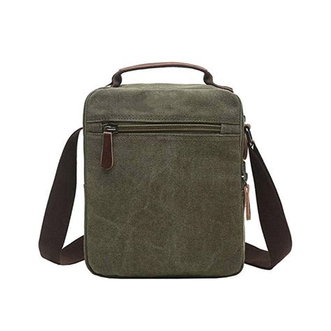 Small Canvas Crossbody Shoulder Bag - Green – DBzon