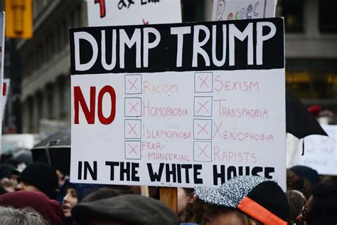 The best signs we saw at this weekend's anti-Trump protest in Toronto