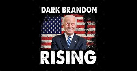 Dark Brandon Rising Vintage US Flag - Dark Brandon - Posters and Art Prints | TeePublic