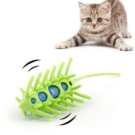 Cat Toys MotoMouse Electronic Cat Bug Toys For Indoor Cats Interactive ( Cat Mouse Toy, Cat Toy ...