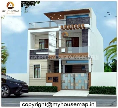 home front elevation design 40×60 ft