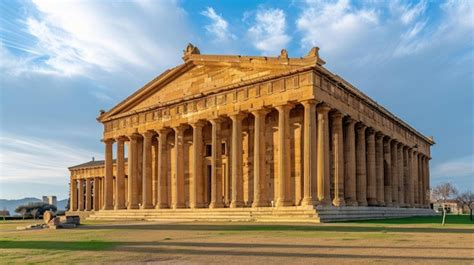 Premium Photo | Temple of Artemis Corfu Ruins of an ancient sanctuary ...