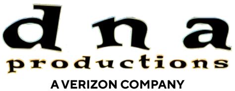 DNA Productions logo w Verizon byline by Appleberries22 on DeviantArt