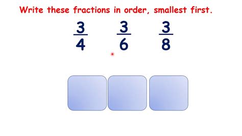 Fractions With Same Numerator