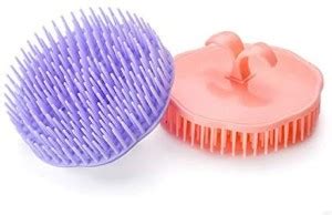 MANAKA Portable Pocket Hair Comb Set on your Fingers Small Round Hair Brush ,Shampoo Brush ...