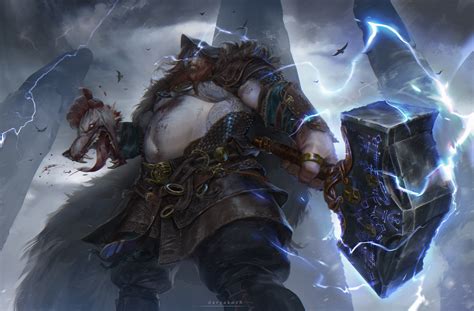 Kratos vs. Thor - God Of War Ragnarok by Vinícius Sartori