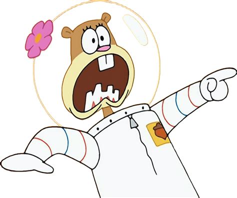 Sandy Cheeks screaming vector by HomerSimpson1983 on DeviantArt