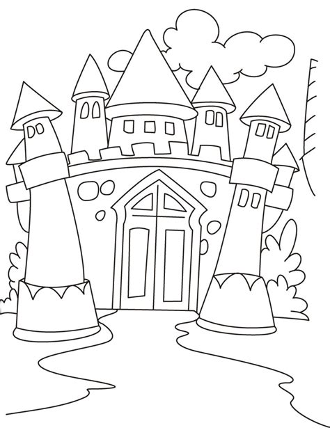 d castle Colouring Pages