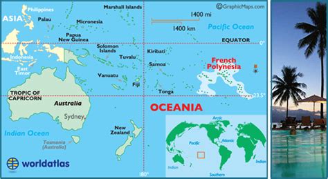 French Polynesia Map / Geography of French Polynesia / Map of French ...