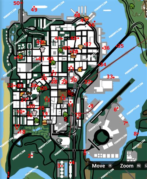 GTA San Andreas Definitive All Snapshot Locations