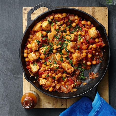 Middle Eastern Chicken & Chickpea Stew Recipe - EatingWell