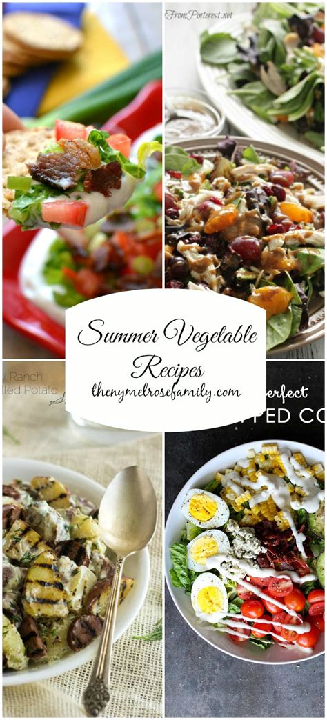 Summer Vegetable Recipes