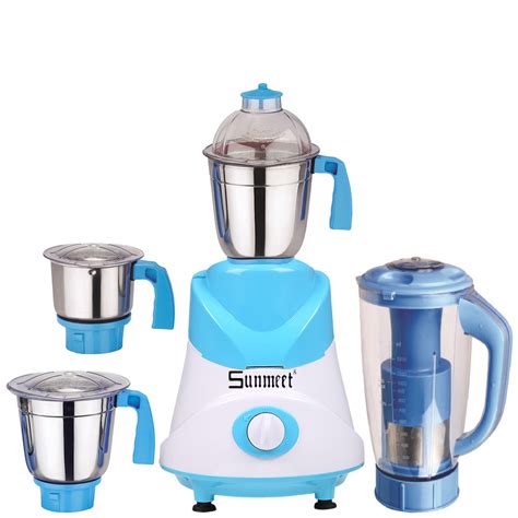 Sunmeet 1000 Watts Mixer Juicer Grinder with 4 Jar (1 Juicer Jar,1 Medium Jar,1 Large Jar and 1 ...