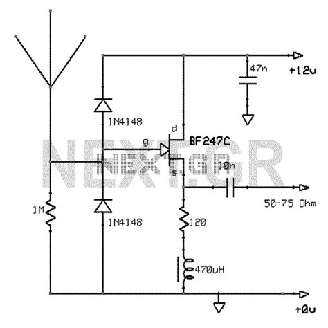 Active Antenna Circuit for 10KHz to 100MHz under Active Antenna Circuits -11716- : Next.gr