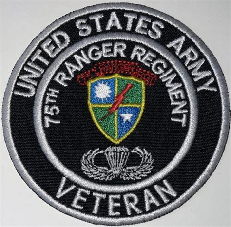 75th Ranger Regiment Airborne "Rangers Lead The Way" Veteran Patch - Decal Patch - Co