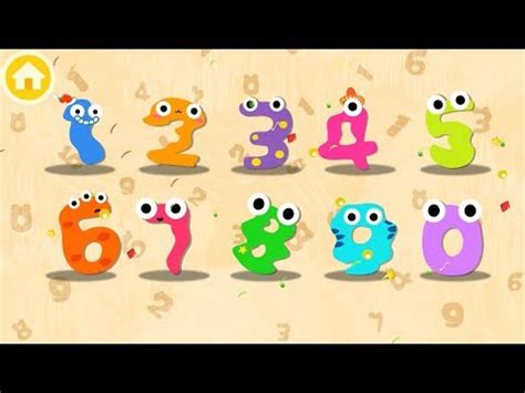 Magic Numbers Educational game for baby or toddler - YouTube