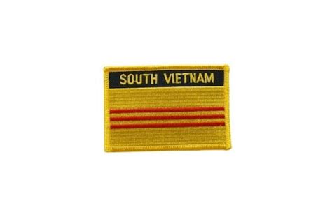 South Vietnam Patch / South Vietnam Flag Patch / Iron on or - Etsy