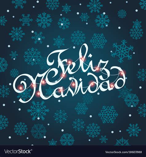 Feliz navidad greeting card template Royalty Free Vector