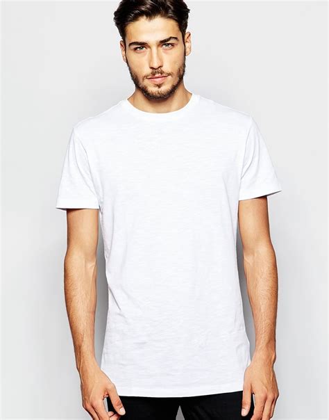 ADPT Longline T-shirt With Back Print in White for Men | Lyst