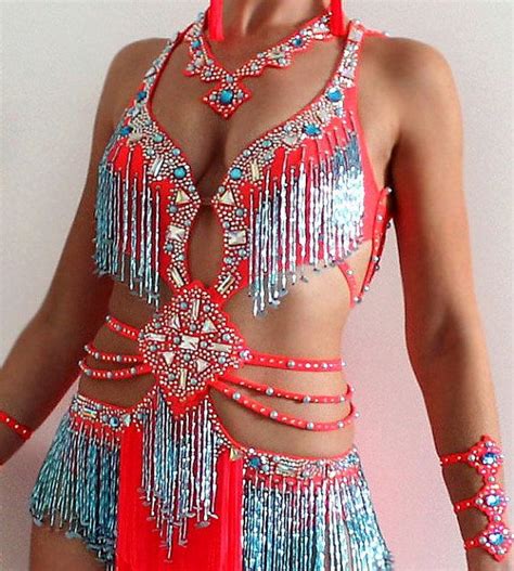 Latin Ballroom Competition Dance Dress Caribbean dance costume Salsa show dress Salsa shine ...