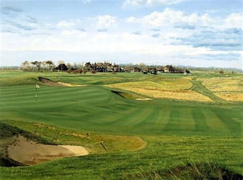 Royal St. Georges, England. 17th Hole. | Baxter Art, LLC, Graeme Baxter BEM - Artist