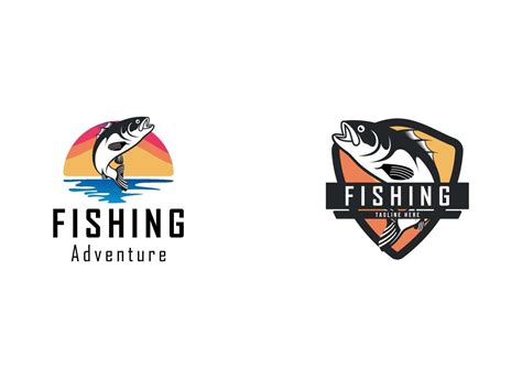 Fishing logo design template illustration . Sport fishing Logo 15312518 ...