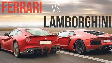 Ferrari versus Lamborghini: Comparison, Differences and Performance