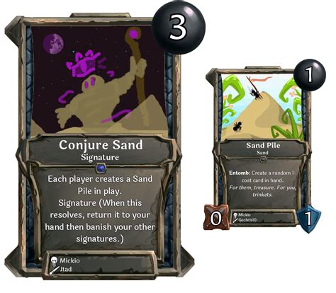 [Card] Conjure Sand : r/collectivecg