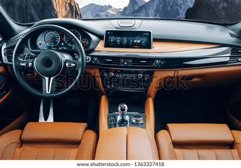 Modern Suv Car Interior Leather Panel Stock Photo 1363327418 | Shutterstock