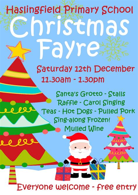 HaslingfieldVillage.co.uk » School Christmas Fayre – Saturday 12th December