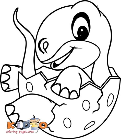 dinosaurs coloring page baby egg hatching - Kids Coloring Pages