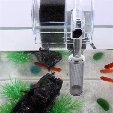 Aquarium Stainless Steel Shrimp and Small Fish Guard Mesh Filter ...