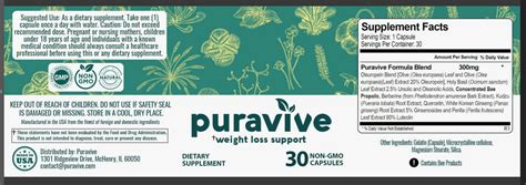 Review The Puravive Weight Loss Pills Truth About Ingredients Effectiveness Before Buy ...