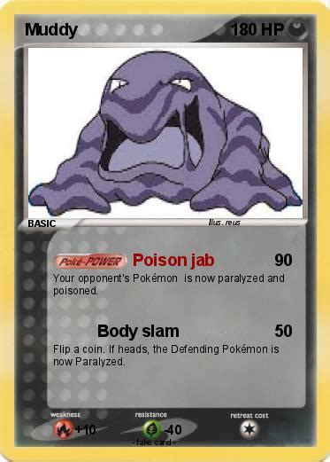 Pokémon Muddy 28 28 - Poison jab - My Pokemon Card