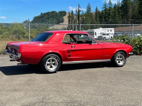 1967 Mustang Coupe Red 4 Speed | mainly-muscle-cars