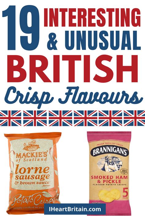 19 Uniquely British Crisp Flavours to Try - I Heart Britain | British crisps, Potato chip ...