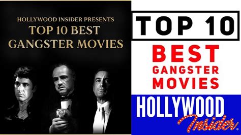 Top 10 Greatest Gangster Movies, Ranked. From 'Scarface' to 'The Godfather' - YouTube