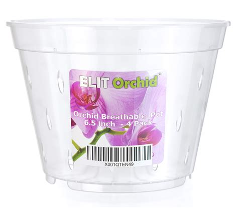 Buy Orchid Pots with Holes Indoor Clear Plastic Pot Set (6.5" - 4 Pack) Online at desertcartINDIA