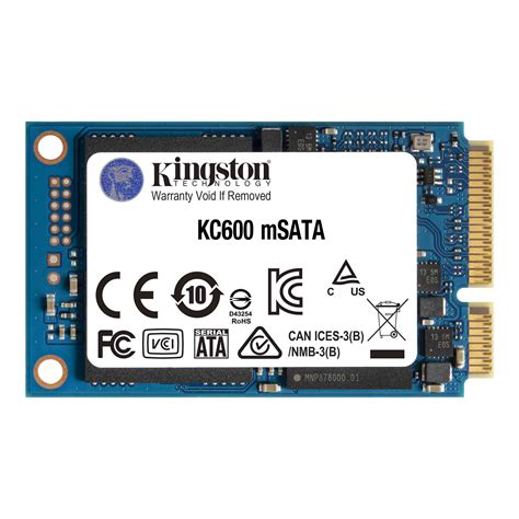 Kingston mSATA KC600 Module - 256GB - Protectli