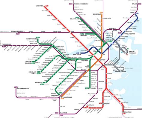 Mbta Subway Map (99+ Images In Collection) Page 3 - Mbta Subway Map ...