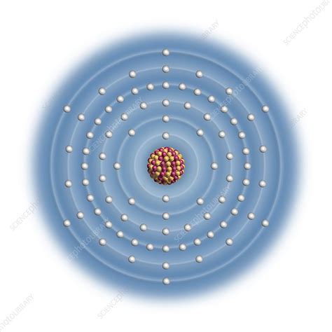 Polonium, atomic structure - Stock Image - C023/2590 - Science Photo Library