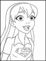Supergirl DC Super Hero Girls coloring Page  Download Print Or Color sketch template