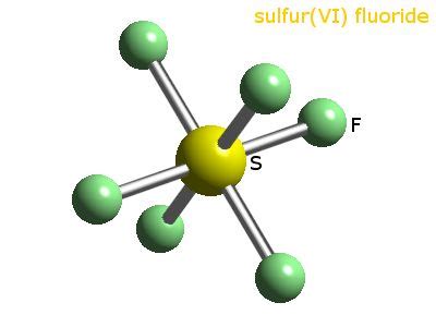 WebElements Periodic Table » Sulfur » sulphur hexafluoride