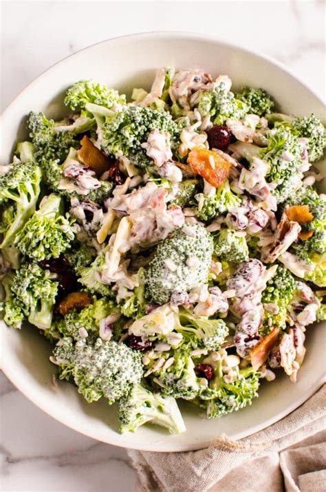 Healthy Broccoli Salad - iFOODreal.com