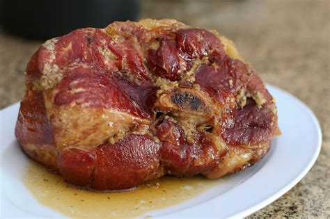 Brown Sugar and Marmalade Glazed Picnic Ham | Recipe | Smoked pork ...