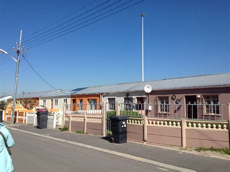 The housing in Langa township. We did visit some of the accommodation ...