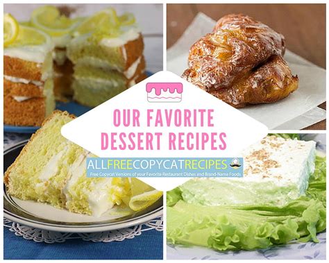 Our Favorite Dessert Recipes: 14 Easy Desserts | AllFreeCopycatRecipes.com