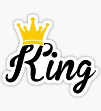 King Crown: Stickers | Redbubble